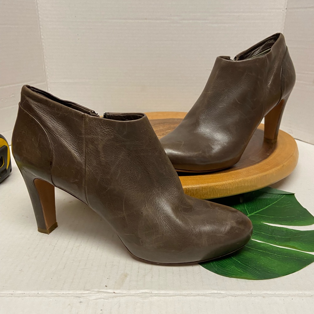 Roberto Del Carlo Soft Leather Heeled Ankle Boots Booties
